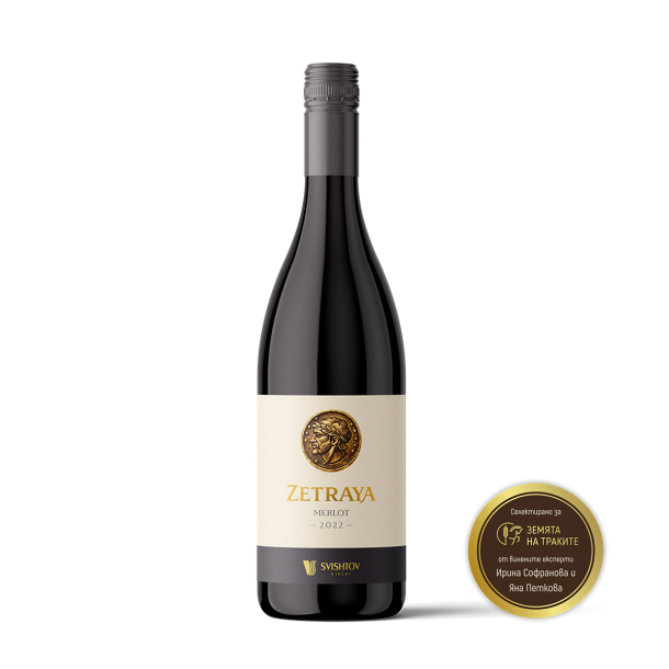 Вино Zetraya Merlot 2022, 750 мл