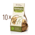 Занаятчийски крекери с лимец, чубрица и семена - пакет от 10 бр.